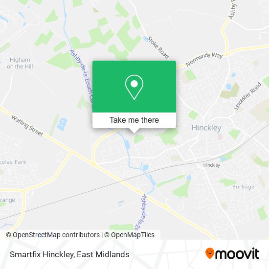 Smartfix Hinckley map