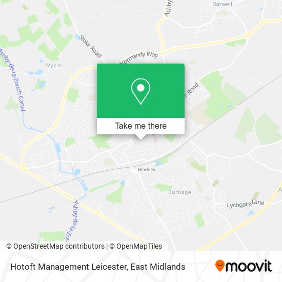 Hotoft Management Leicester map