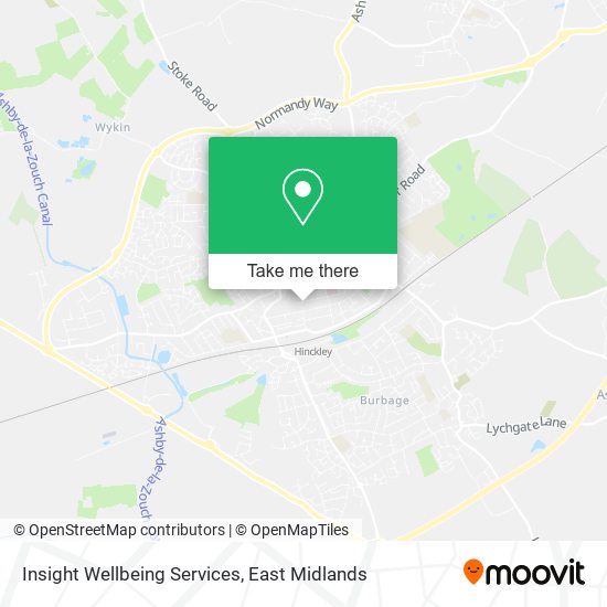 Insight Wellbeing Services map