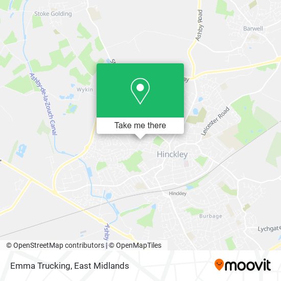 Emma Trucking map