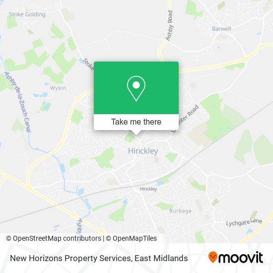New Horizons Property Services map