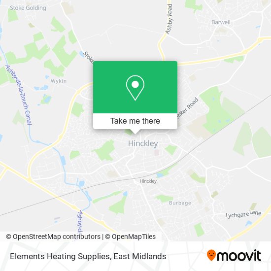 Elements Heating Supplies map