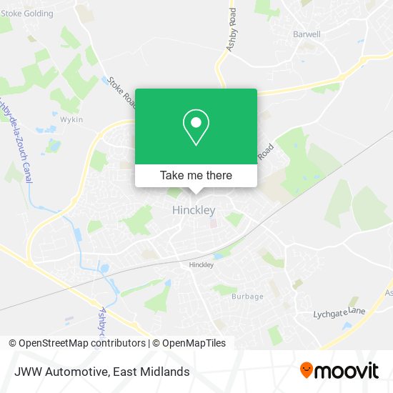 JWW Automotive map