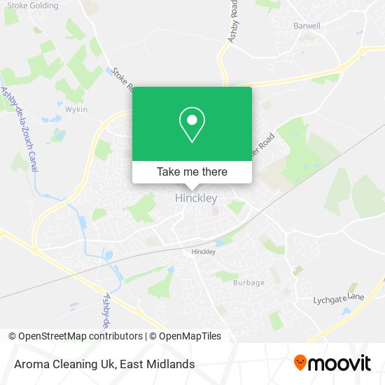 Aroma Cleaning Uk map