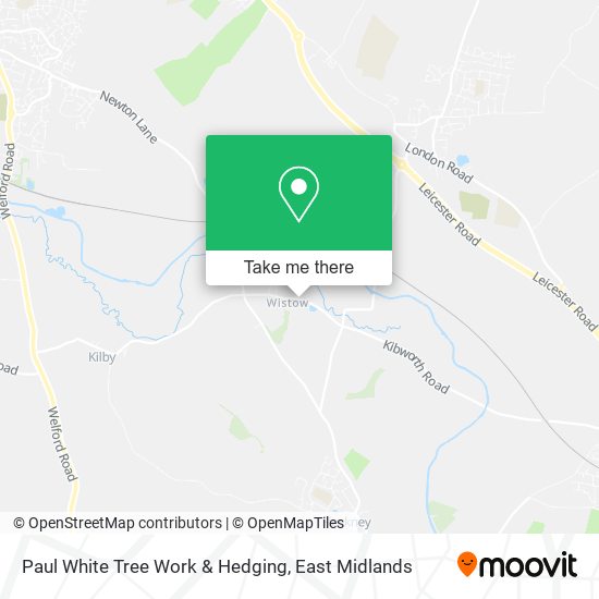 Paul White Tree Work & Hedging map