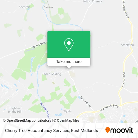 Cherry Tree Accountancy Services map