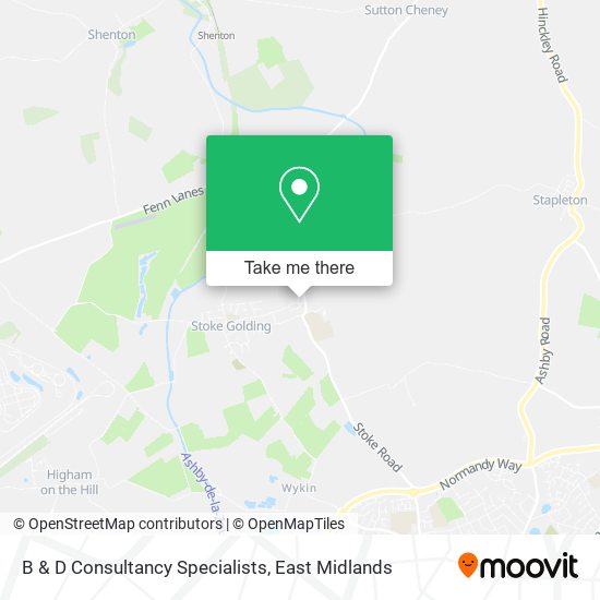 B & D Consultancy Specialists map