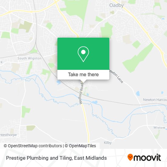 Prestige Plumbing and Tiling map