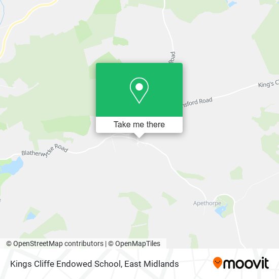 Kings Cliffe Endowed School map