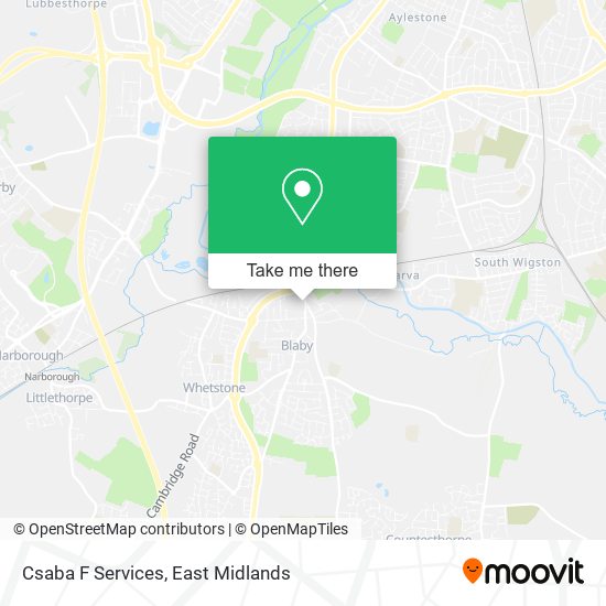 Csaba F Services map
