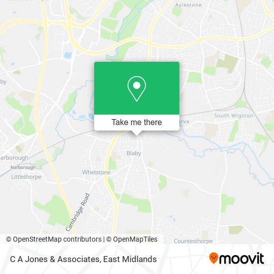 C A Jones & Associates map