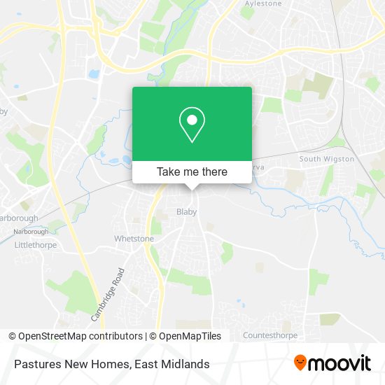 Pastures New Homes map