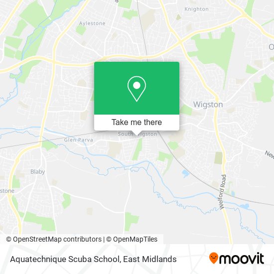Aquatechnique Scuba School map