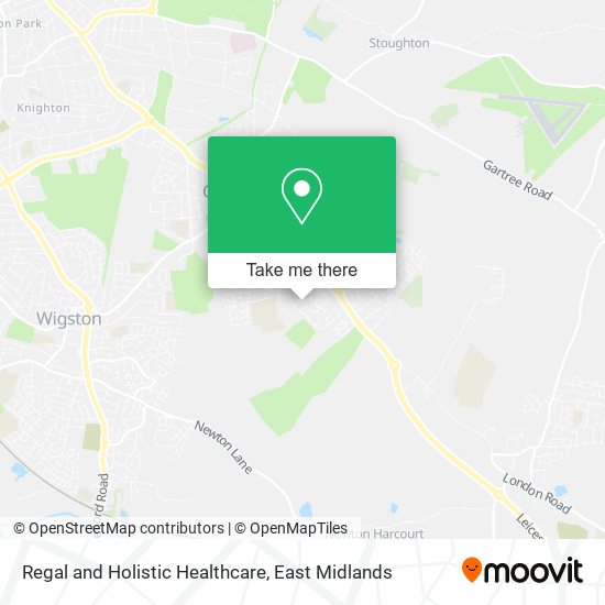 Regal and Holistic Healthcare map