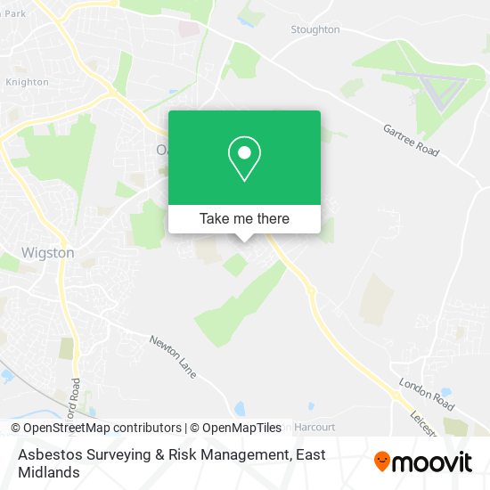 Asbestos Surveying & Risk Management map