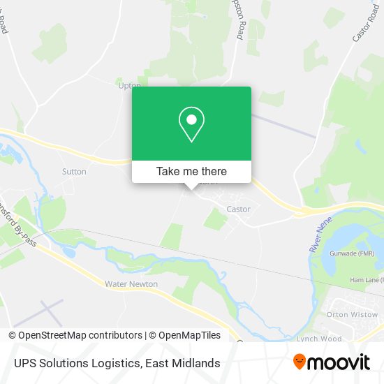 UPS Solutions Logistics map