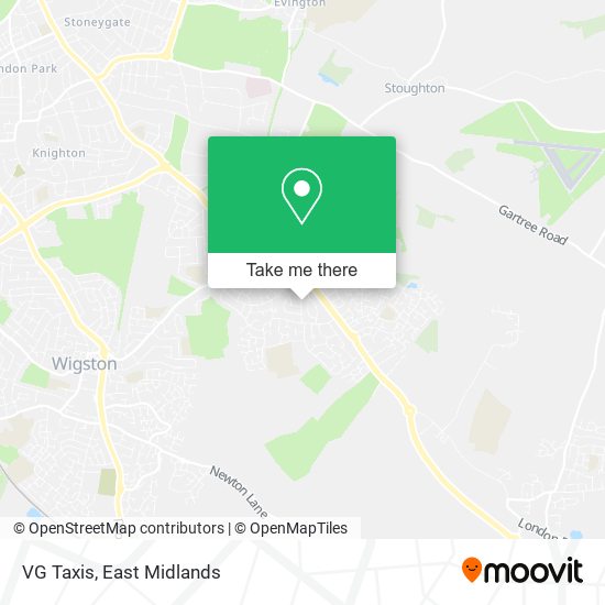 VG Taxis map