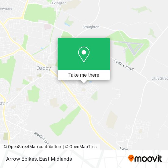Arrow Ebikes map