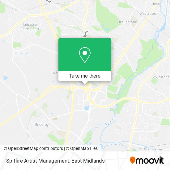 Spitfire Artist Management map