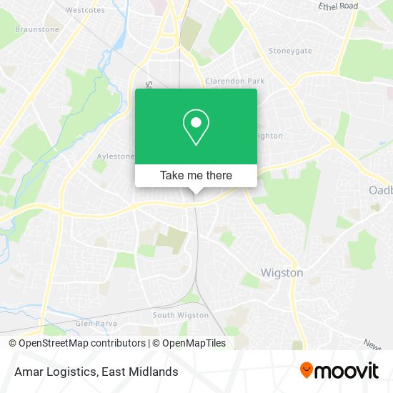 Amar Logistics map