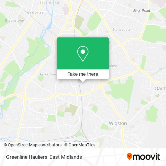 Greenline Hauliers map