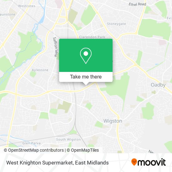 West Knighton Supermarket map