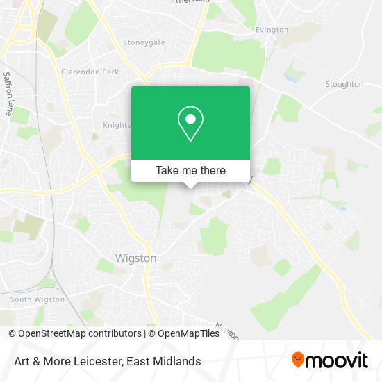 Art & More Leicester map