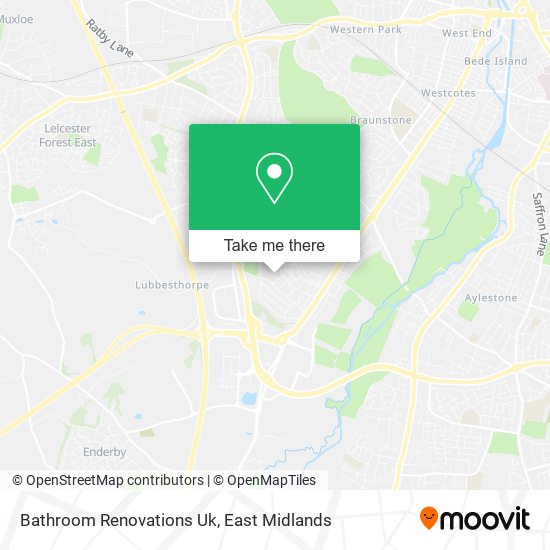 Bathroom Renovations Uk map
