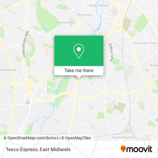Tesco Express map
