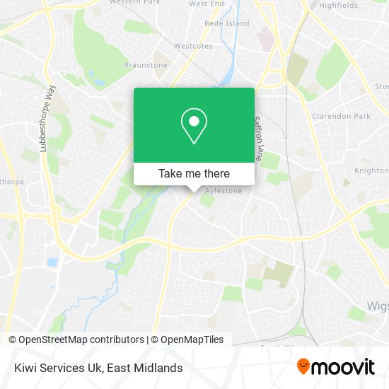 Kiwi Services Uk map