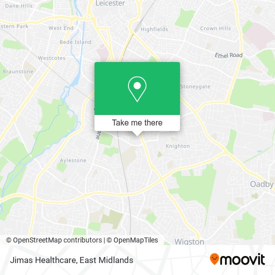 Jimas Healthcare map