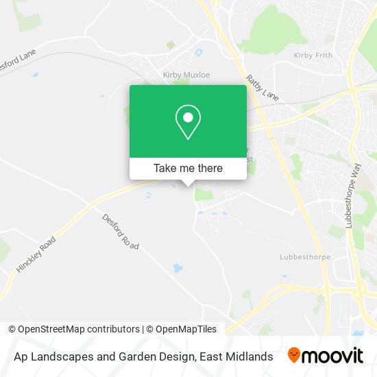 Ap Landscapes and Garden Design map