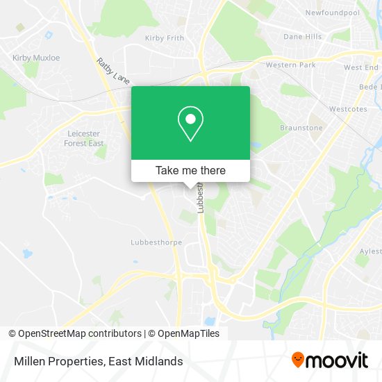 Millen Properties map