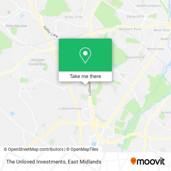The Unloved Investments map