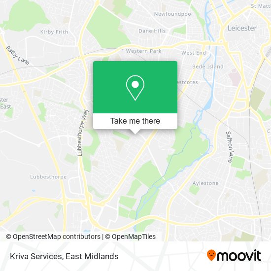 Kriva Services map
