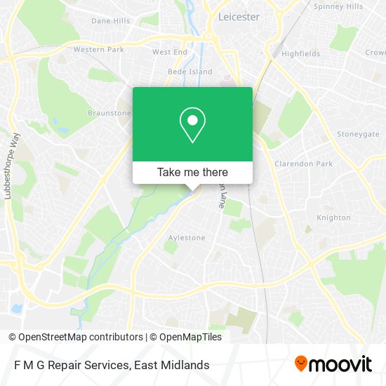 F M G Repair Services map