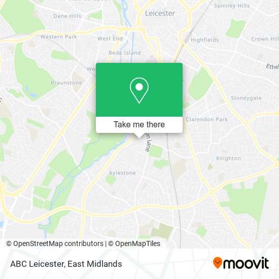ABC Leicester map