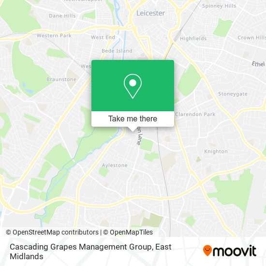 Cascading Grapes Management Group map
