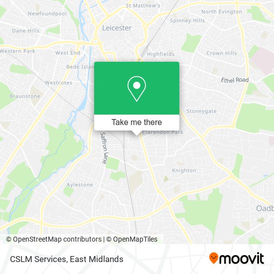CSLM Services map