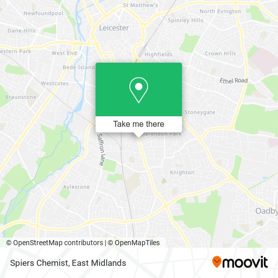 Spiers Chemist map