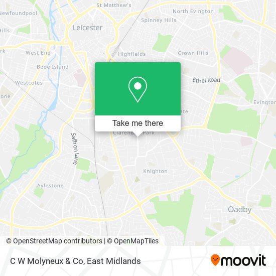 C W Molyneux & Co map