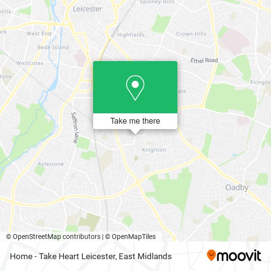Home - Take Heart Leicester map