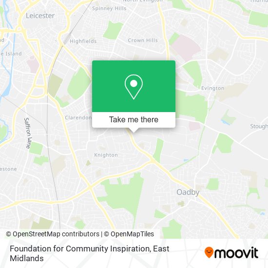 Foundation for Community Inspiration map