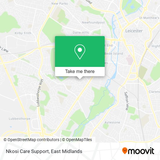 Nkosi Care Support map