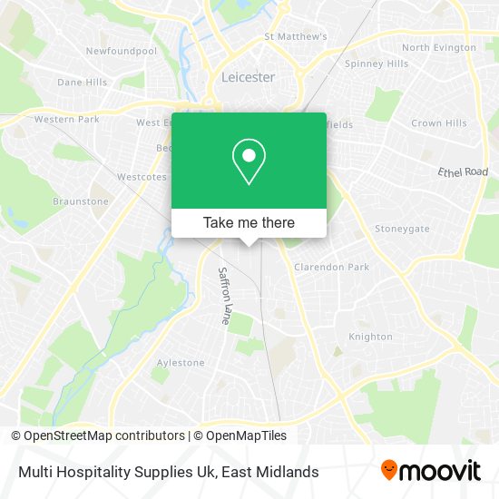 Multi Hospitality Supplies Uk map