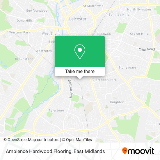 Ambience Hardwood Flooring map