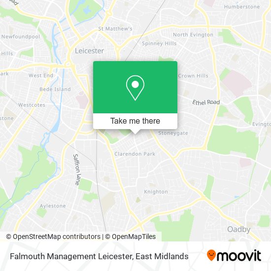 Falmouth Management Leicester map