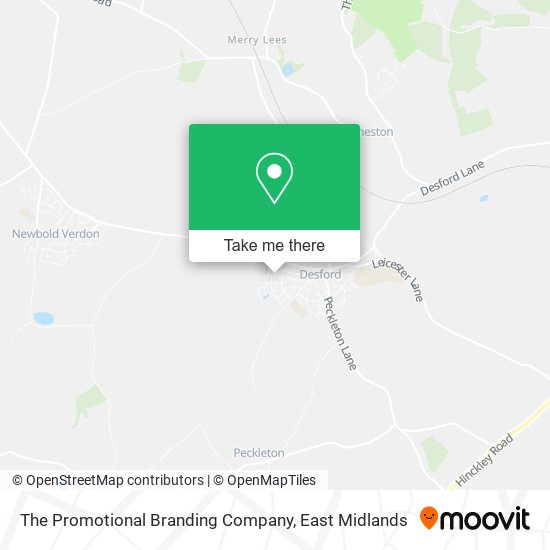 The Promotional Branding Company map