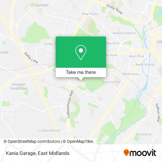 Kania Garage map