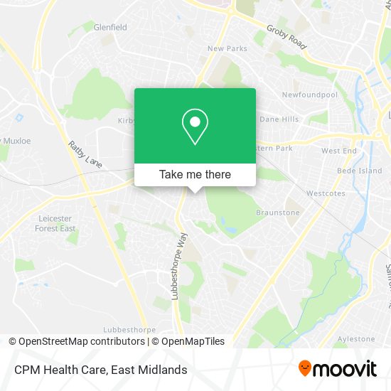 CPM Health Care map